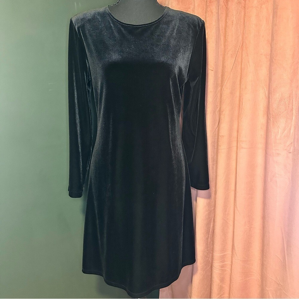 Black Long Sleeve Sheath Dress for Cocktail